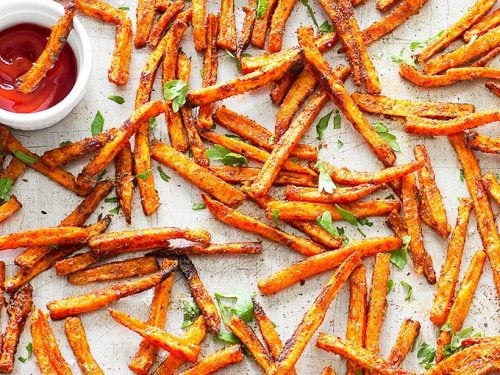 Crispy Baked Sweet Potato Fries